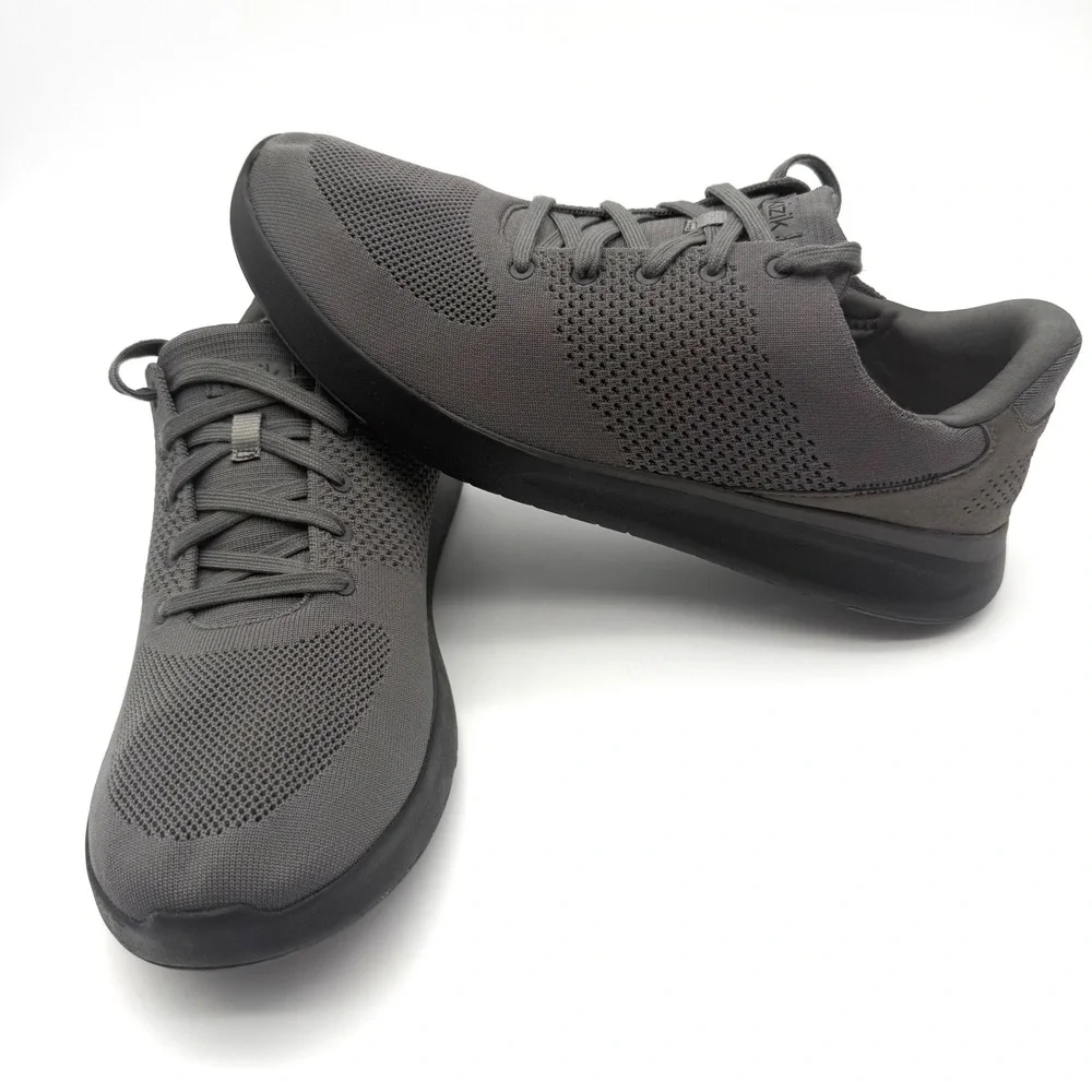 EUC Kizik Men's 14 Wide Women's 15.5 Wide Gray Hands Free Sneakers